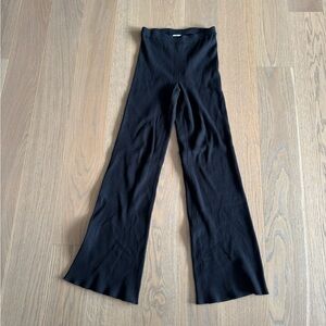 Meshki black knit pants